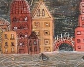 Cittagazze at Night - Print