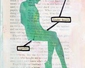 She Kept Her Slender Fingers Together -  Print