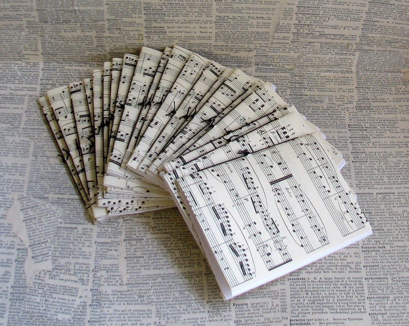 20 vintage music sheet pamphlet journal set