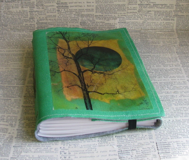 tree of free spirit tri fold journal mid size