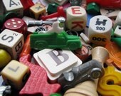Let The Games Begin. Vintage Game Piece Pack