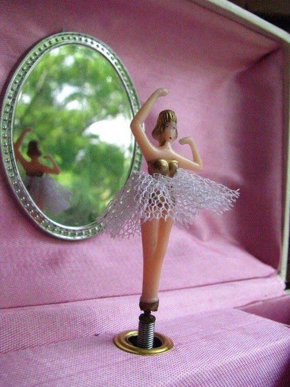 Vintage Musical Ballerina Jewelry Box by buppins on Etsy