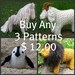 Buy Any 3 Mamma4earth Patterns for 12 Dollars, (PDF)