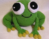 Pdf Crochet Pattern AMIGURUMI  PUDGY FROG