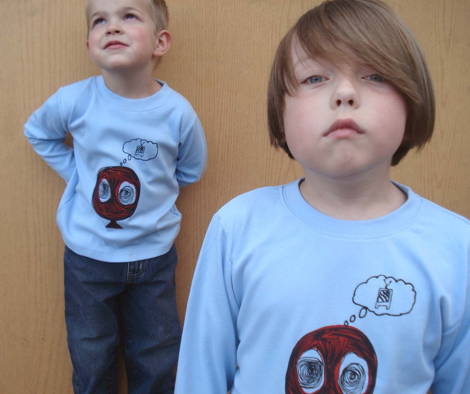 hypnoflick - hand silkscreend youth tee - size 2t-12
