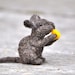 DIY Felted wool Mouse - Needle Felting Kit