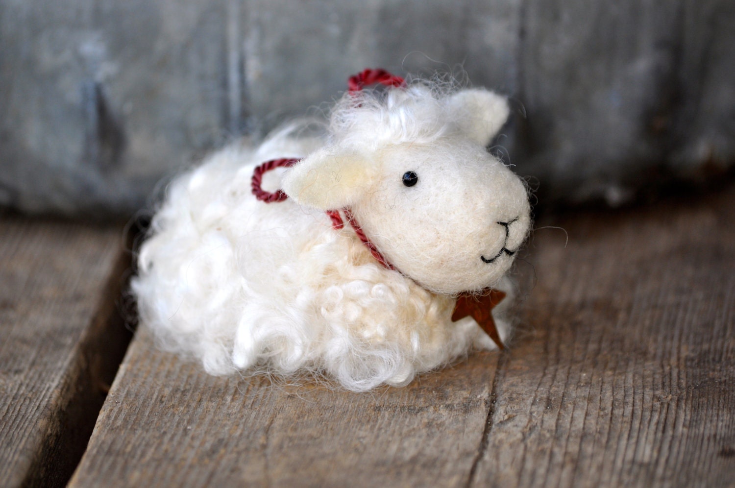 Needle Felted animal Sheep, Lamb