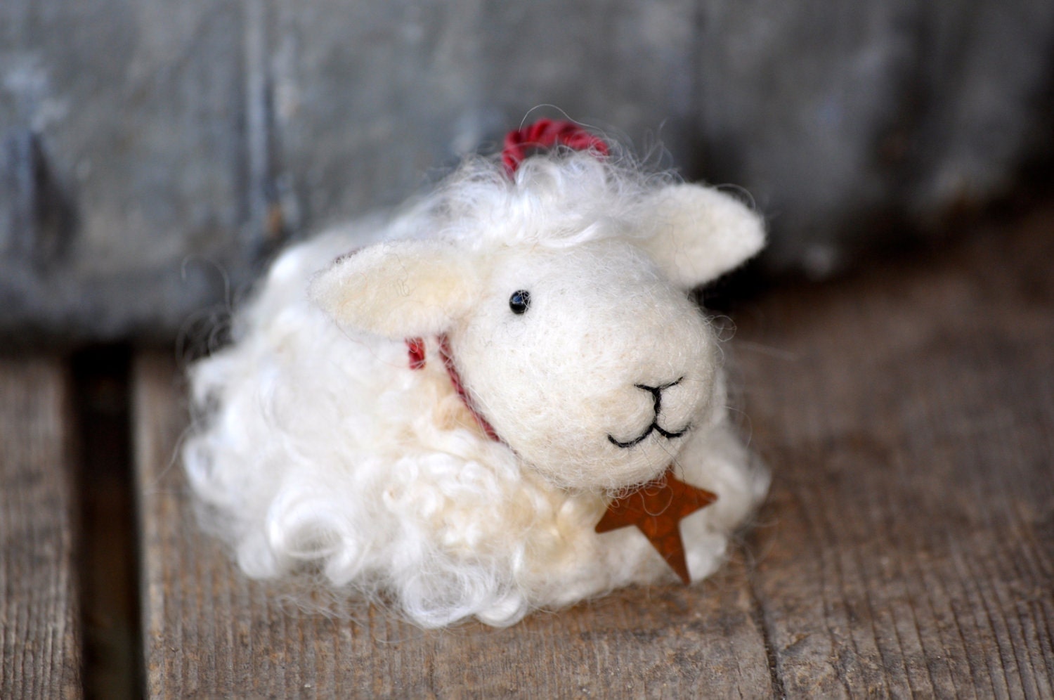 Needle Felted animal Sheep, Lamb