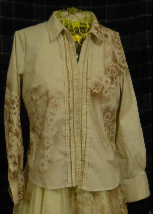 Custom Steampunk Shirt with gears