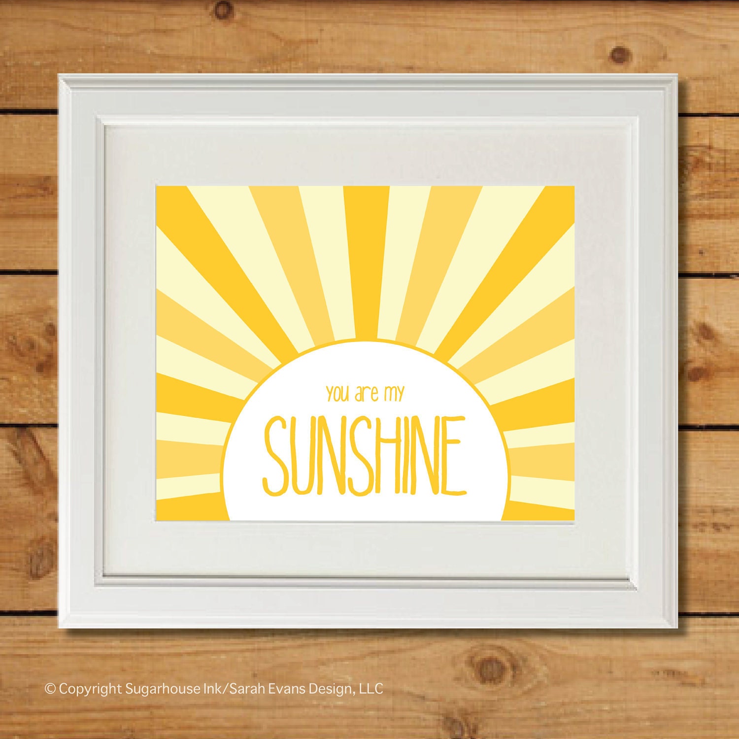 You Are My Sunshine - Printable Art - Nursery Art