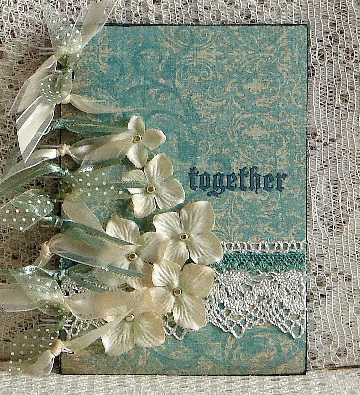 Lovely Light Teal Together Journal