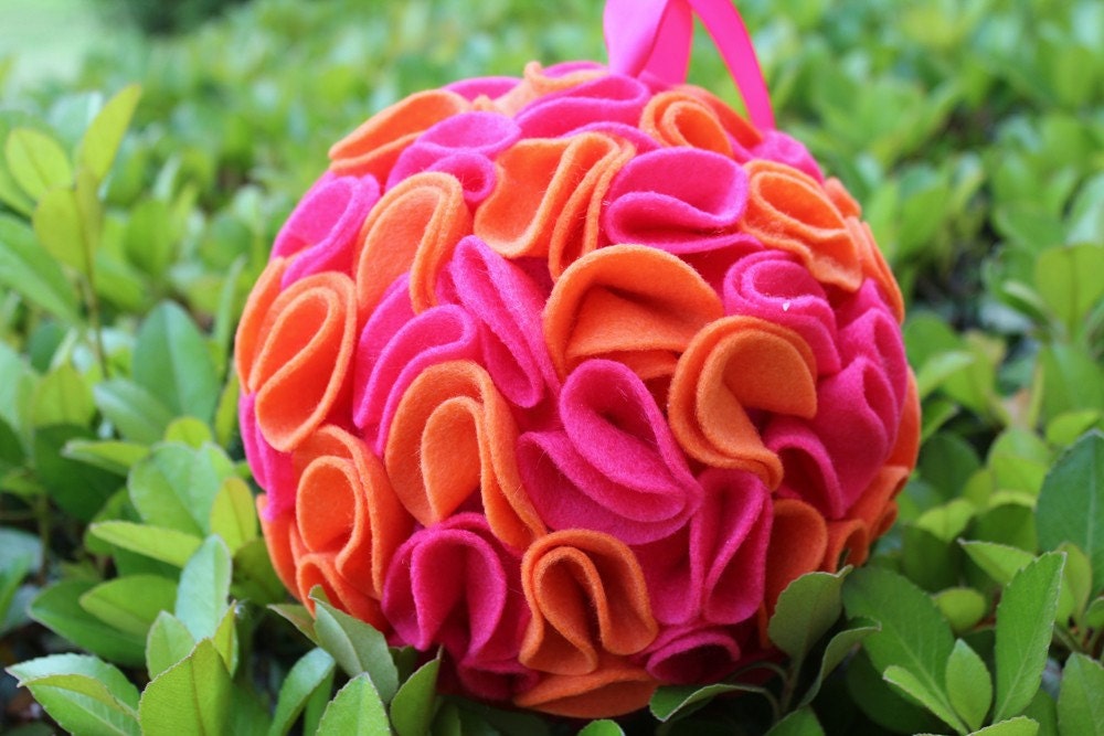 Custom Felt Pomander - Kissing Ball