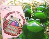 Easter Basket Gifts - 6 EXPLODING FROG SOAPS(tm) with Easter card tags attached - Great for party favors and Harry Potter fans Il_170x135