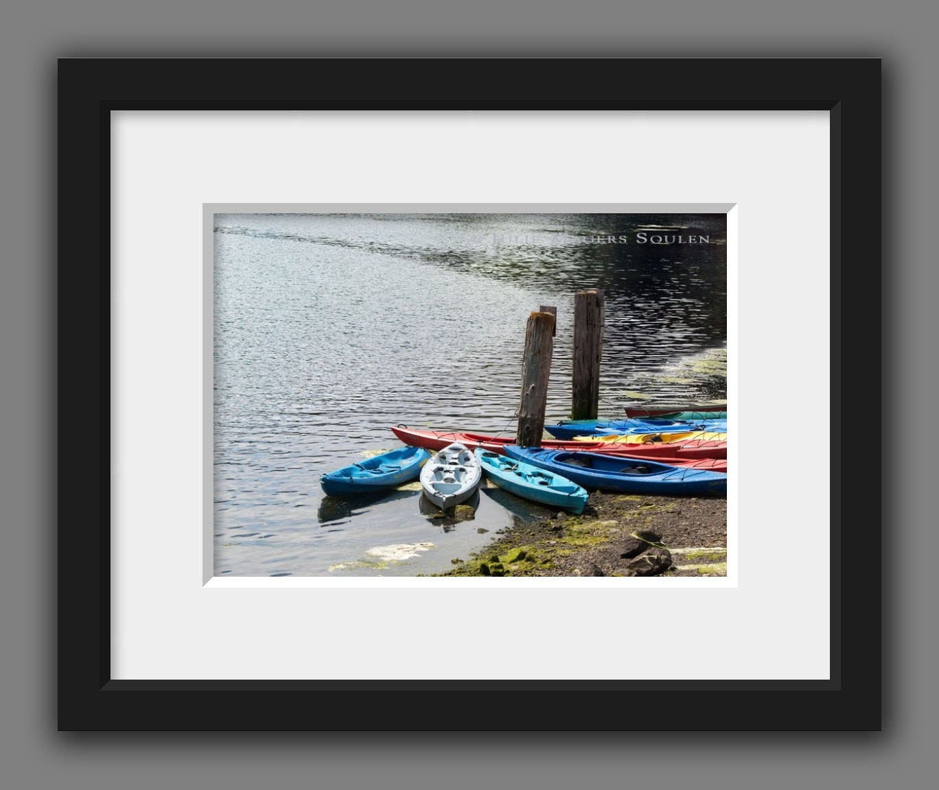 Kayak Art Print -Rainbow Colors -Adventure Time -Beach Decor -Sports Art -Gifts for Guys -8x10 Colorado Fine Art Photograph