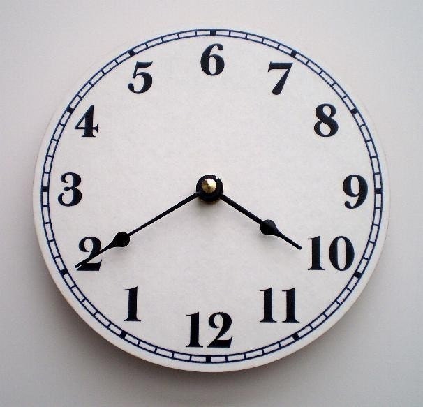 Australian Clock or Upside Down Clock