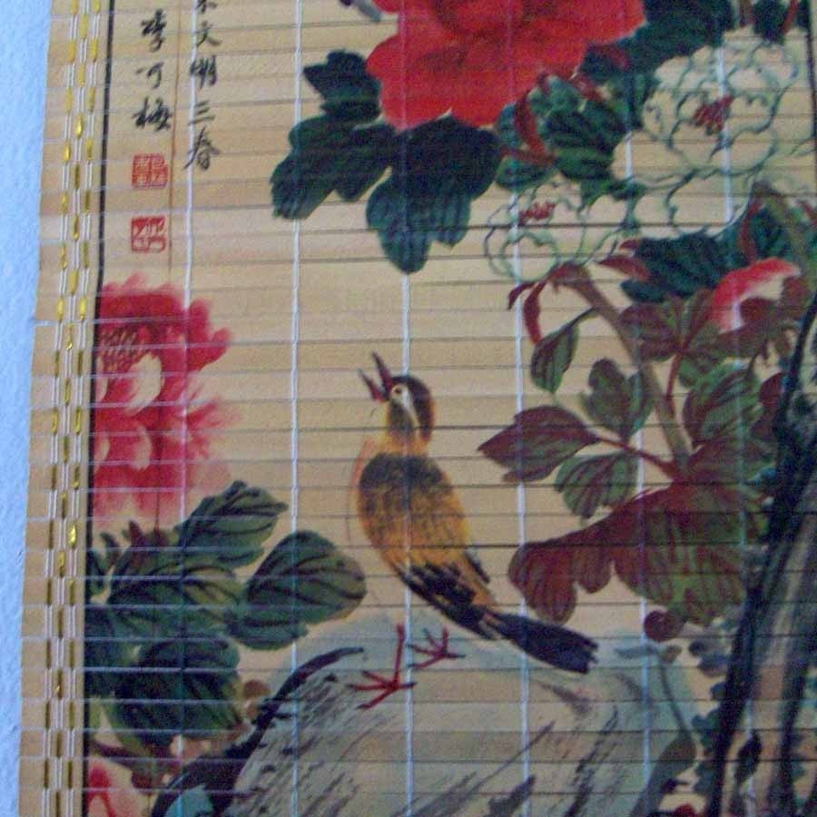 VTG 1981 Japanese Bamboo Scroll calendar by madebylaurenb on Etsy