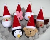 Crochet Pattern - CHRISTMAS ORNAMENTS 1 - Deco / Toys