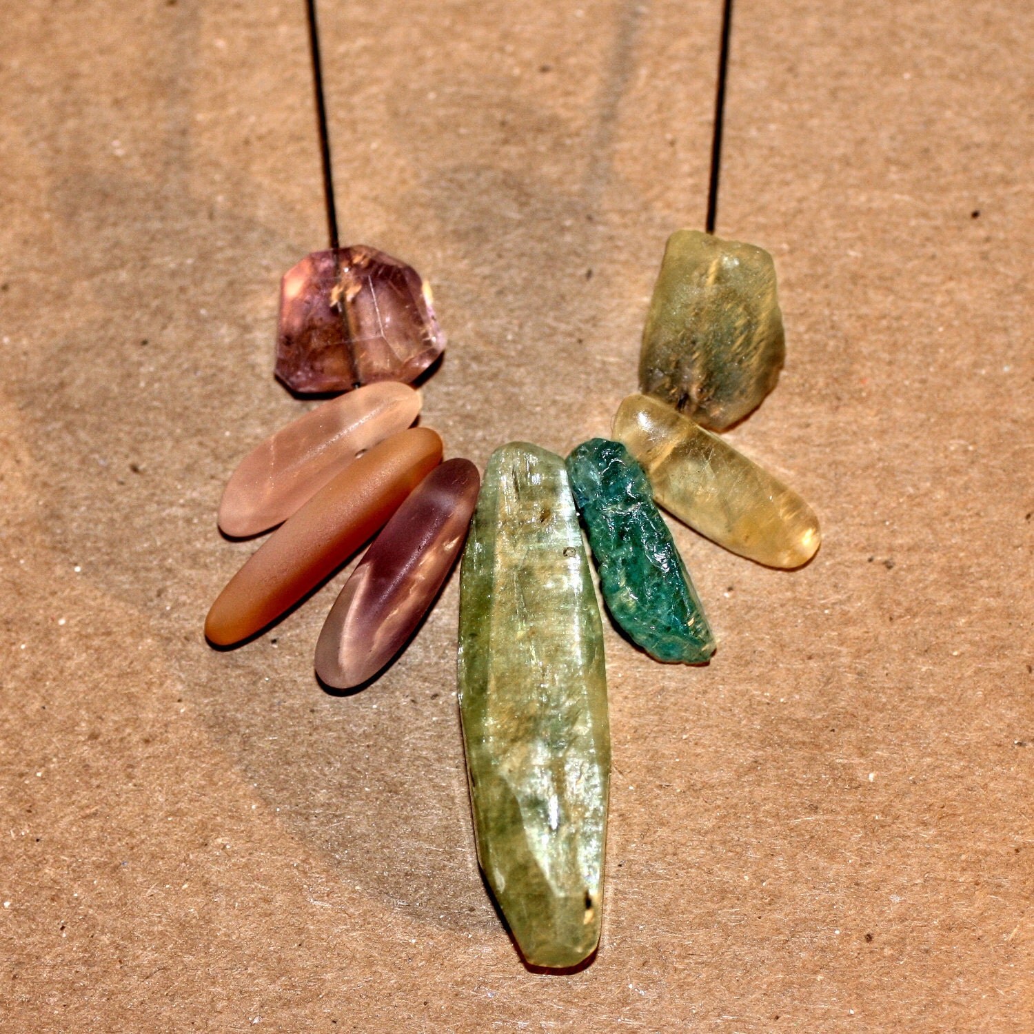 Cactus Garden Gemstone Necklace