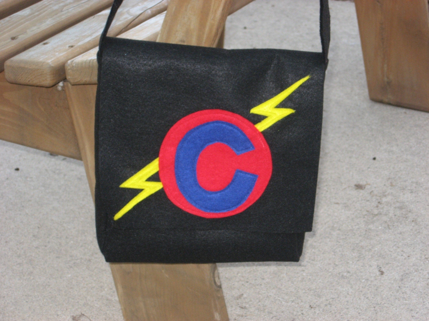 Superhero Satchel, Personalized Messenger Bag Style Superhero Storage Pouch
