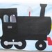 Kids Playhouse, All Aboard Train Station, Fits Your Card Table, Custom Order, Personalized