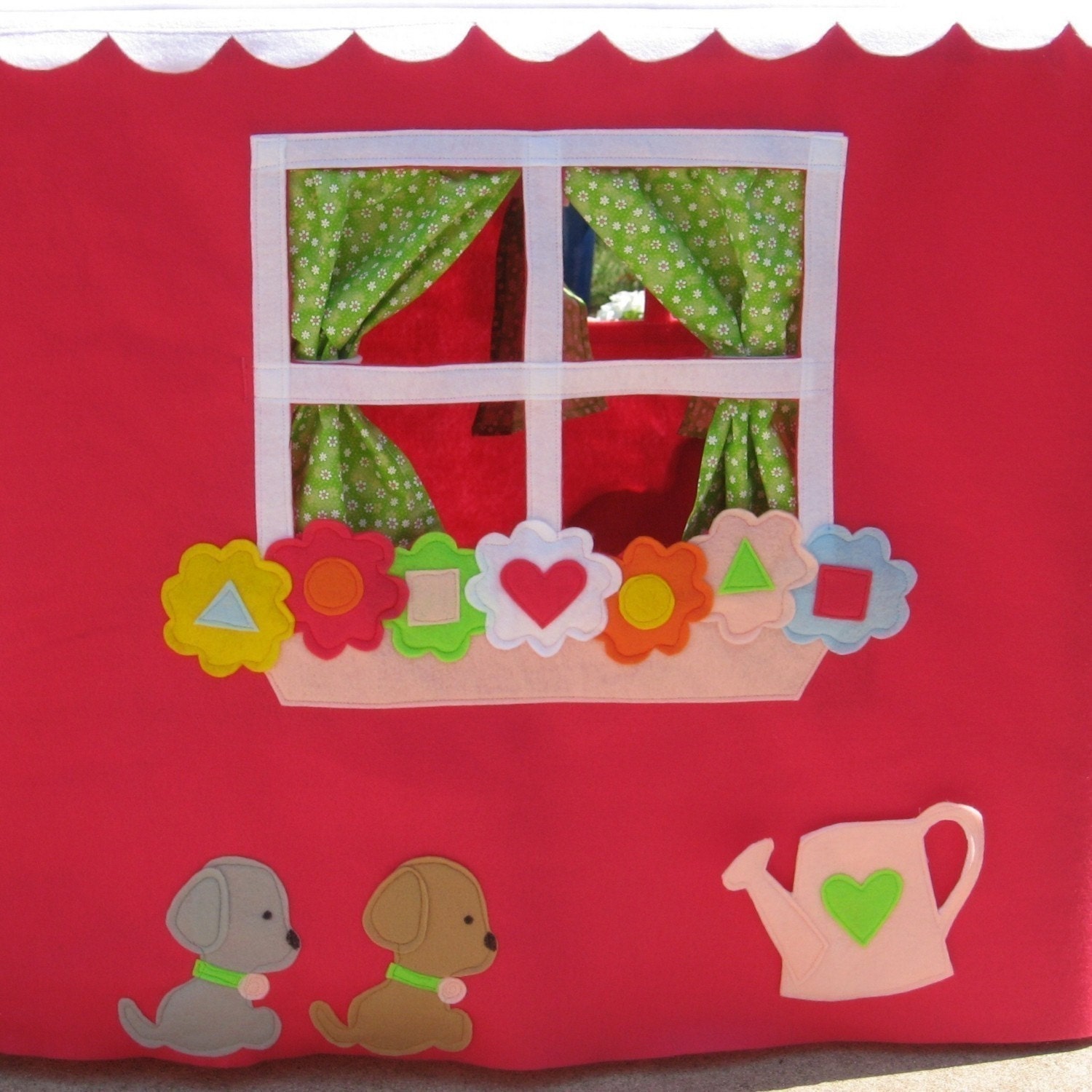 Double Delight Card Table Playhouse, Personalized, Custom Order