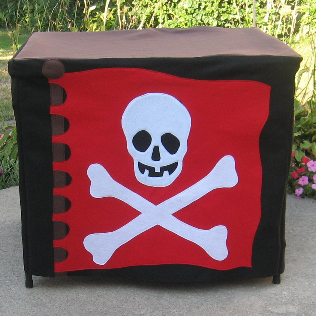 Pirate's Hideout Card Table Playhouse, Custom Order