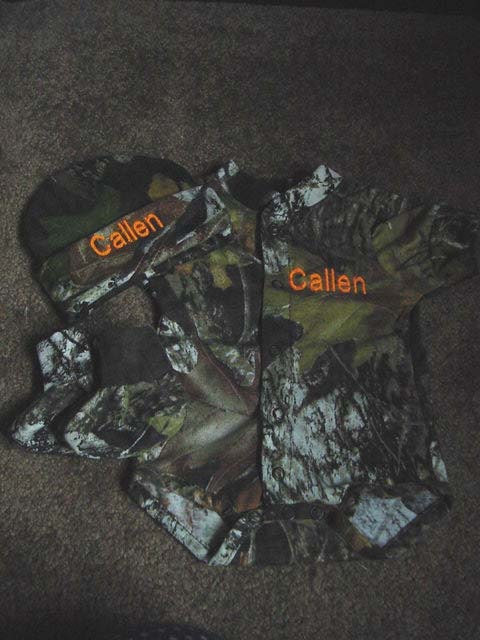 Mossy Oak Camo Camouflage 3PC Baby Infant Newborn Set Personalized Boy or Girl