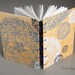 dandelions - blank coptic hardcover journal