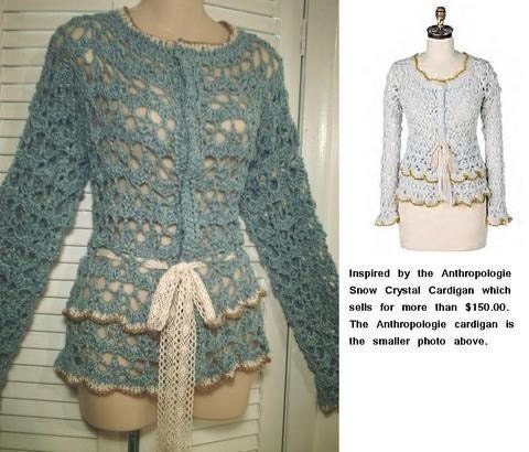 PATTERN - Julia Crochet Cardigan Pattern - Crochet Bolero Pattern - pdf delivery