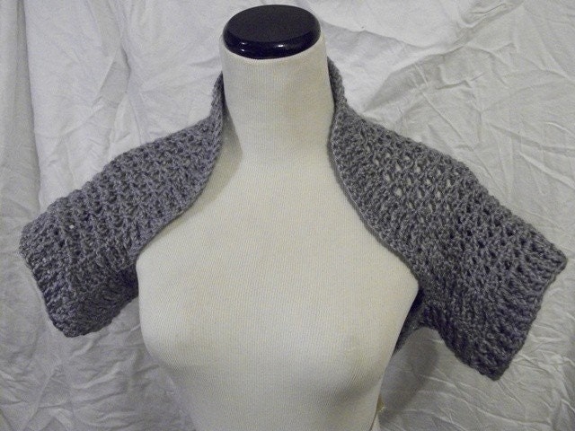 PATTERN-Shakara Crochet Shrug Pattern- PHOTO TUTORIAL - pdf delivery - bolero cardigan sweater pattern