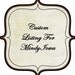 Custom Listing for MindyIowa