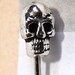 Skull Sewing Pin Topper Tibetan Silver