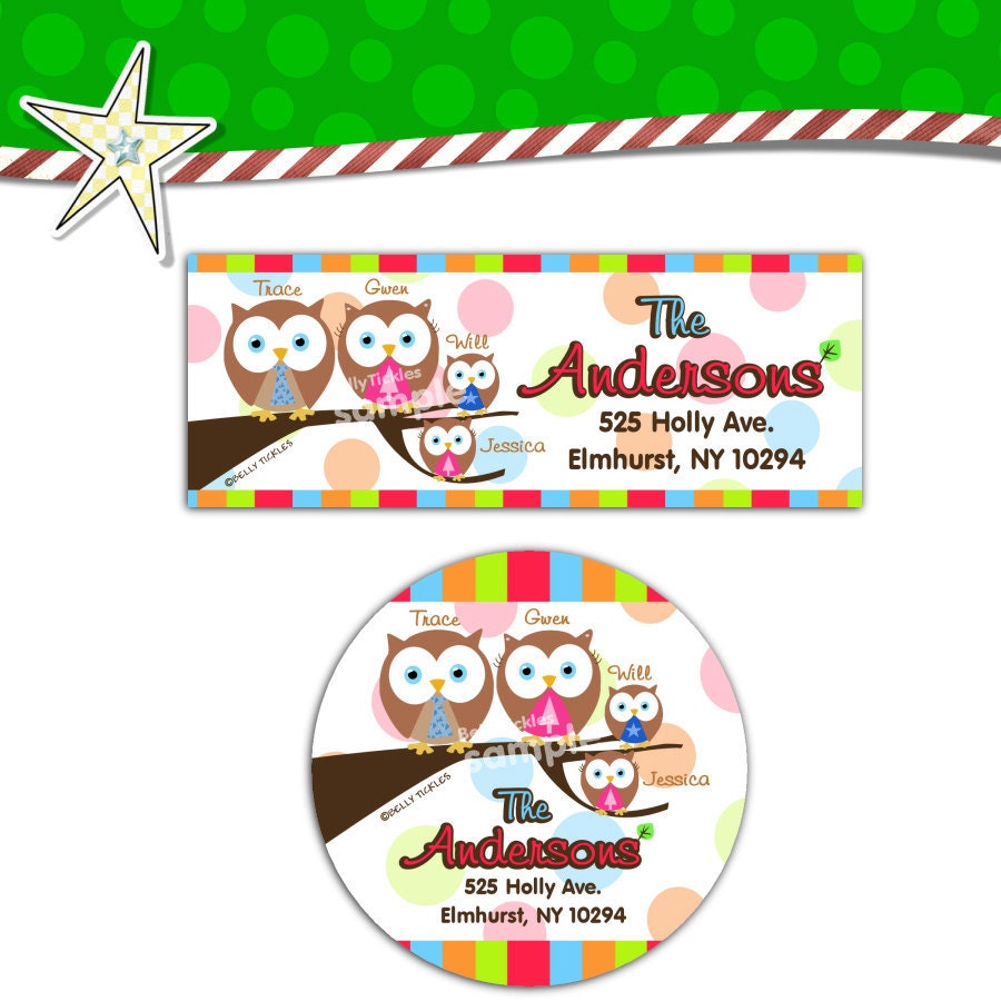 Family Address Labels