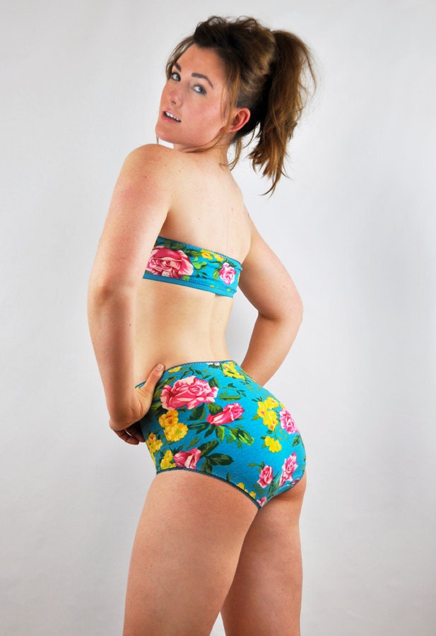 Floral Panties Retro Style lingerie