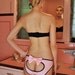 Panties with cut out and bow lingerie