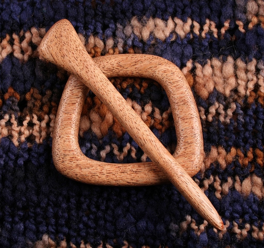 Black Mesquite Shawl Pin Set