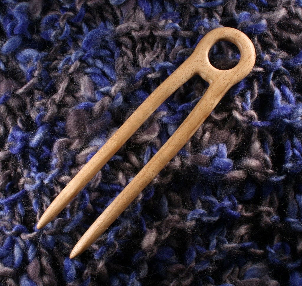 Oregon Myrtlewood Shawl Pin or Hair Fork