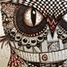 Illustration OWL Art Prints by Mary Vogel Lozinak srajd zentangle zen tangle10x14 inches