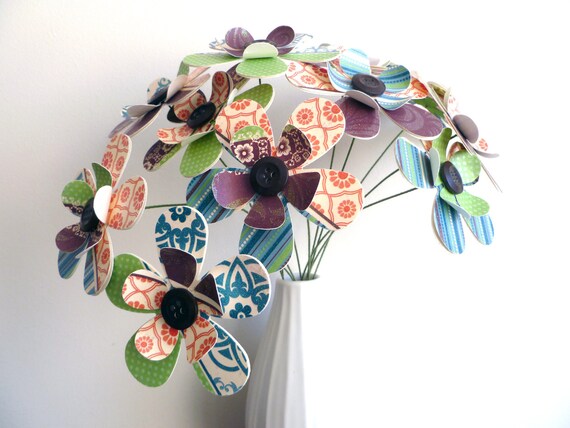 Paper Flower Bouquet Pattern | items similar to paper flower bouquet 12 stem sparkle Paper Flower Bouquet Pattern | items similar to paper flower bouquet 12 stem sparkle