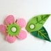 Magnetic Portuguese Knitting Pin - Pink and Yellow