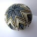decorative ball - japanese temari contemporary home decor - hand embroidered - executive