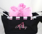 Personalized Market Tote Basket & Spa Wrap Gift Set