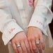 Monogrammed Oversized Shirt for Bride with I Do & Wedding Date on Cuffs
