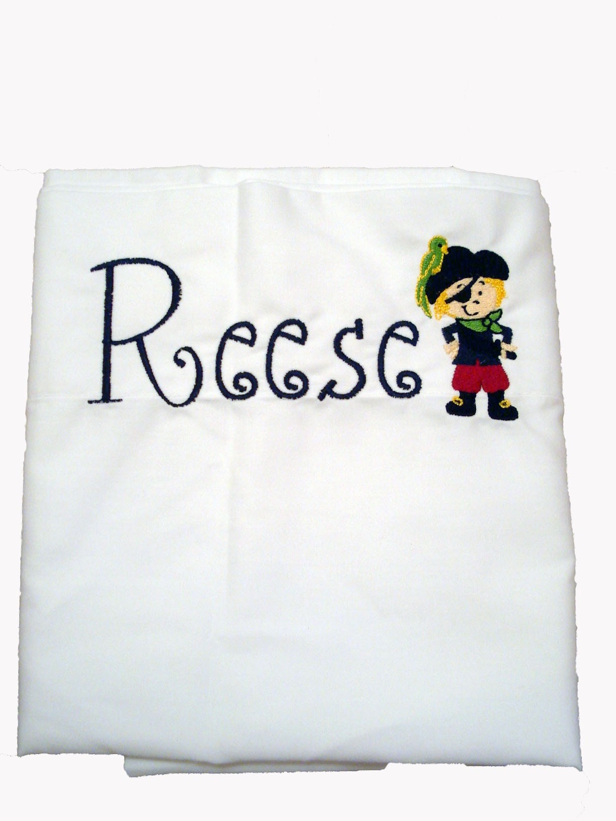 Personalized Pirate Pillowcase