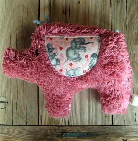 Naomi  Vintage Chenille Elephant