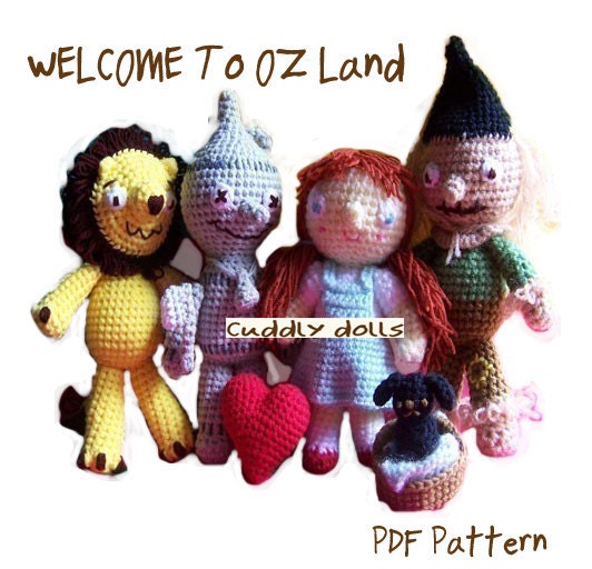 Instant Download PDF Crochet Pattern -From The wonderful wizard of oz