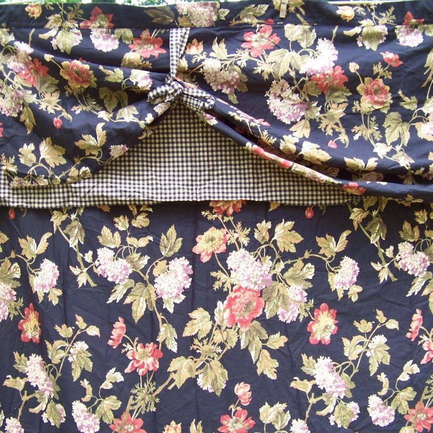 Waverly black toile fairfield shower curtain floral by pinehaven2