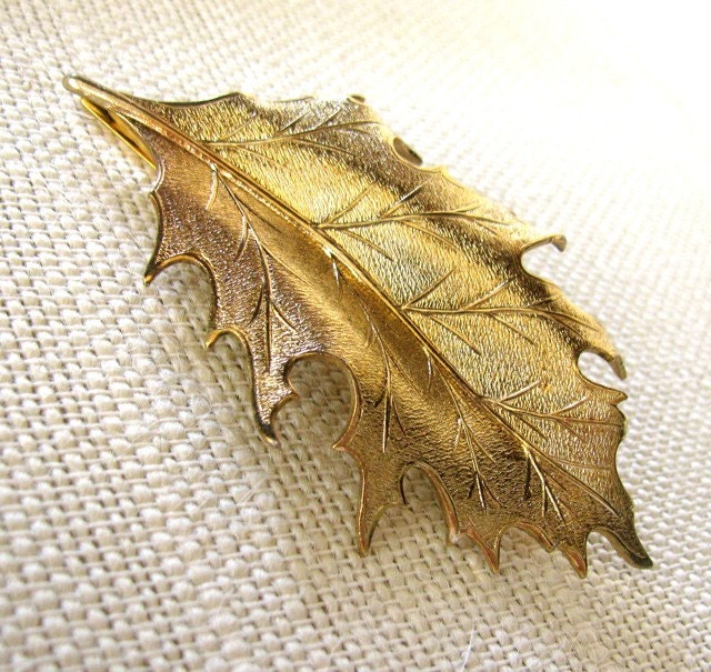 18k Golden Leaf Hair Piece - bethanylorelle