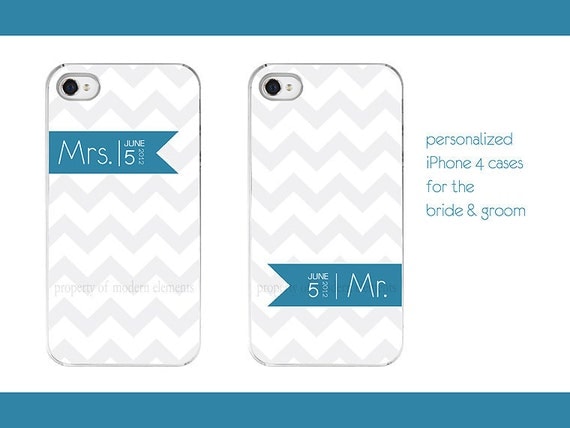 Wedding Bride & Groom iPhone Cases, personalized iPhone covers, Mr. Mrs