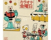 Robo Karaoke 8x8 print